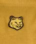 中古・古着 maison kitsune (メゾンキツネ) BOLD FOX HEAD PATCH OVERSIZE TEE SHIRT イエロー サイズ:L：8000円