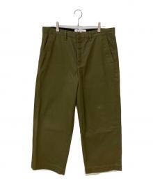 LOEWE（ロエベ）の古着「トラウザーズワイドパンツ」｜military green