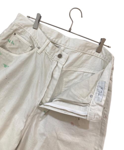 ANCELLM（アンセルム）ANCELLM (アンセルム) AGING WIDE 5P DENIM PANTS ホワイト サイズ:3の古着・服飾アイテム