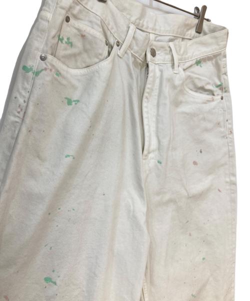 ANCELLM（アンセルム）ANCELLM (アンセルム) AGING WIDE 5P DENIM PANTS ホワイト サイズ:3の古着・服飾アイテム