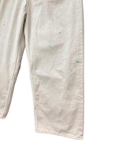 ANCELLM（アンセルム）ANCELLM (アンセルム) AGING WIDE 5P DENIM PANTS ホワイト サイズ:3の古着・服飾アイテム