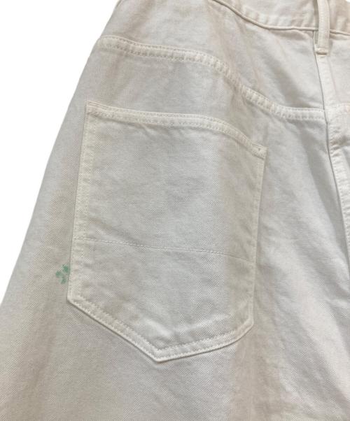 ANCELLM（アンセルム）ANCELLM (アンセルム) AGING WIDE 5P DENIM PANTS ホワイト サイズ:3の古着・服飾アイテム