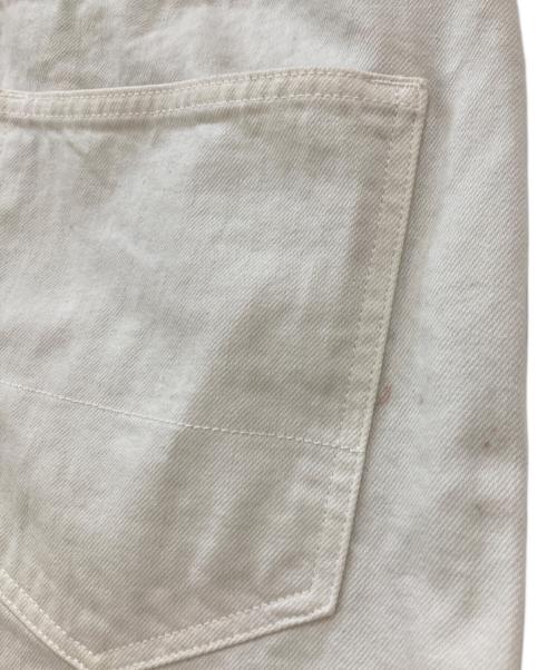 ANCELLM（アンセルム）ANCELLM (アンセルム) AGING WIDE 5P DENIM PANTS ホワイト サイズ:3の古着・服飾アイテム
