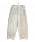 ANCELLM（アンセルム）の古着「AGING WIDE 5P DENIM PANTS」｜ホワイト