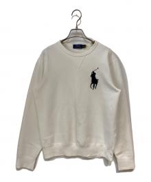 POLO RALPH LAUREN（ポロ・ラルフローレン）の古着「ビッグポニースウェット」｜ホワイト
