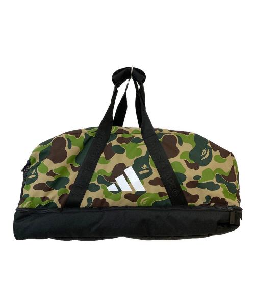 adidas（アディダス）adidas (アディダス) A BATHING APE (アベイシングエイプ) DUFFLE BAG ダッフルバッグ クルーグリーンの古着・服飾アイテム