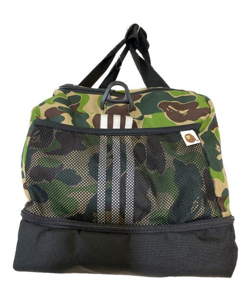 adidas（アディダス）adidas (アディダス) A BATHING APE (アベイシングエイプ) DUFFLE BAG ダッフルバッグ クルーグリーンの古着・服飾アイテム