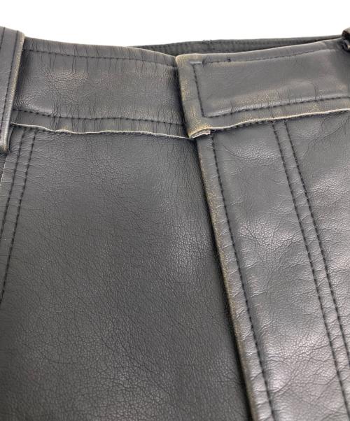SLY（スライ）SLY (スライ) VINTAGE F／LEATHER パンツ ブラック サイズ: 1の古着・服飾アイテム