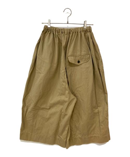 ゴーシュ（ゴーシュ）ゴーシュ (ゴーシュ) カツラギ8分丈ワイドパンツ ベージュ サイズ:2の古着・服飾アイテム