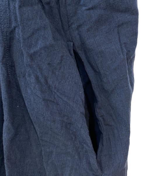 Khadi and Co（カディアンドコー）Khadi and Co (カディアンドコー) コットンラップワンピース ネイビー サイズ:Lの古着・服飾アイテム