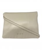 MARNIマルニ）の古着「PRISMA POCHETTE W/FLAP」｜アイボリー
