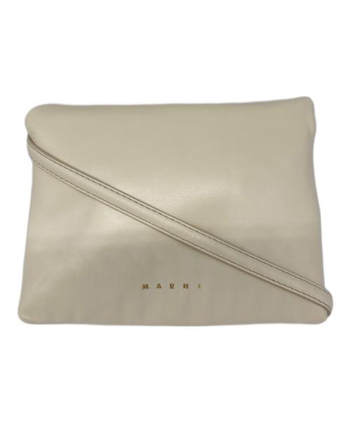 MARNI（マルニ）MARNI (マルニ) PRISMA POCHETTE W/FLAP アイボリーの古着・服飾アイテム