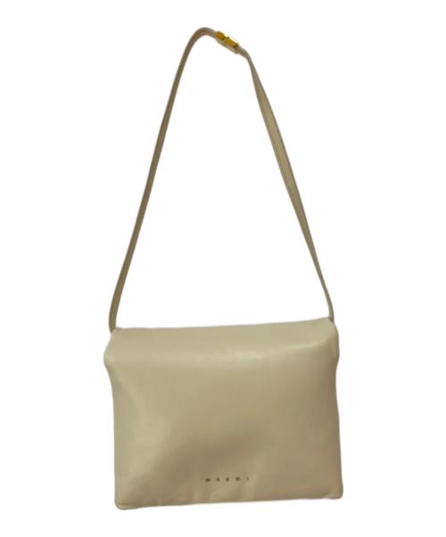 MARNI（マルニ）MARNI (マルニ) PRISMA POCHETTE W/FLAP アイボリーの古着・服飾アイテム