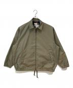 BEAMSビームス）の古着「25AW CHAMBRAY BLOUSON ジャケット」｜オリーブ