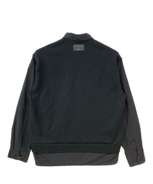 UNDERCOVER（アンダーカバー）UNDERCOVER (アンダーカバー) 26AW 後裏毛切替Coリップストップアーミーシャツ ブラック サイズ:5 未使用品の古着・服飾アイテム