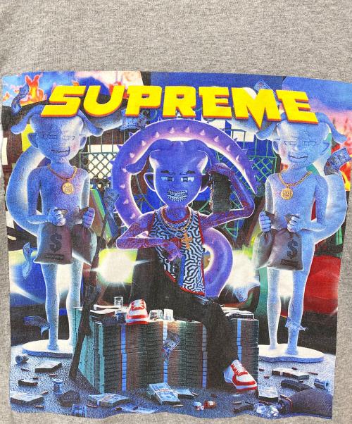 SUPREME（シュプリーム）SUPREME (シュプリーム) 21FW RICHEST TEE グレー サイズ:ＸＬの古着・服飾アイテム
