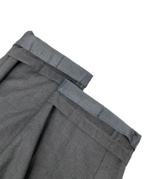 Ameri（アメリ）Ameri (アメリ) DROP PEARL SUSPENDER PANTS グレー サイズ:Ｓ 未使用品の古着・服飾アイテム