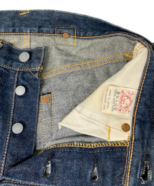 EVISU（エヴィス）EVISU (エヴィス) LOT 2004 NO2 カモメプリントデニムパンツ インディゴ サイズ:73.5cm (W29)の古着・服飾アイテム