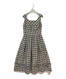 HER LIP TO（ハーリップトゥ）の古着「Summer Tweed Dress」｜ブラック×ホワイト