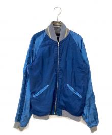 BLUE BLUE×OKURA（ブルーブルー×オークラ）の古着「藍染 リバーシブルスカジャン」｜ブルー