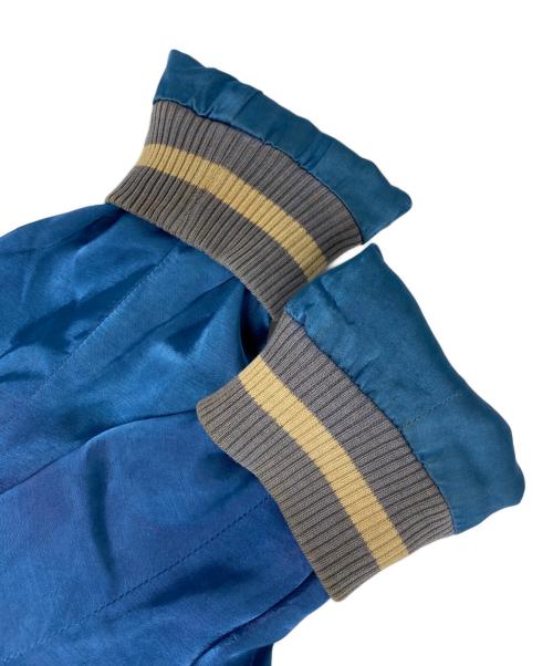 BLUE BLUE（ブルーブルー）BLUE BLUE (ブルーブルー) OKURA (オークラ) 藍染 リバーシブルスカジャン ブルー サイズ:3の古着・服飾アイテム