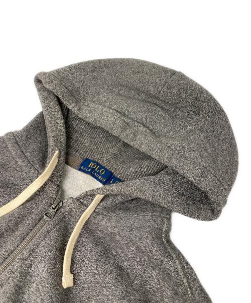 POLO RALPH LAUREN（ポロ・ラルフローレン）POLO RALPH LAUREN (ポロ・ラルフローレン) スモールポニージップパーカー グレー サイズ:Lの古着・服飾アイテム
