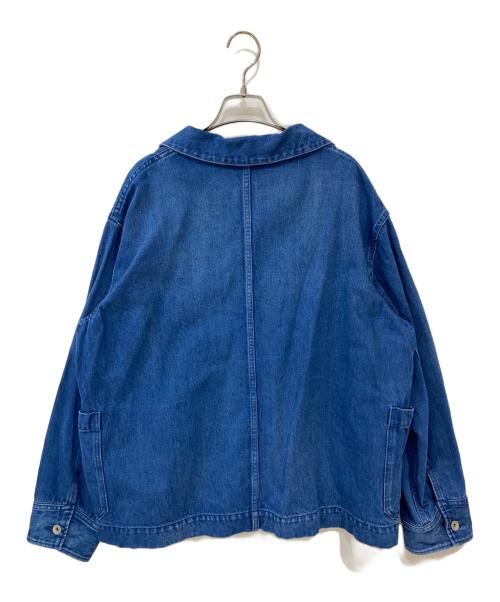 Veritecoeur（ヴェリテクール）Veritecoeur (ヴェリテクール) デニムプルオーバージャケット インディゴ サイズ:Freeの古着・服飾アイテム