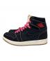 NIKE (ナイキ) AIR JORDAN 1 RETRO HIGH ORIGINAL FLIGHT CLUB ハイカットスニーカー BLACK/UNIVERSITY RED-SAIL-GUM MED BROWN サイズ:28cm：20000円