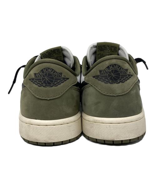 NIKE（ナイキ）NIKE (ナイキ) AIR JORDAN 1 RETRO LOW OG ローカットスニーカー Medium Olive and Summit White サイズ:27.5cmの古着・服飾アイテム