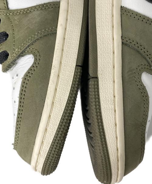 NIKE（ナイキ）NIKE (ナイキ) AIR JORDAN 1 RETRO LOW OG ローカットスニーカー Medium Olive and Summit White サイズ:27.5cmの古着・服飾アイテム