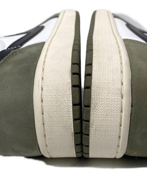NIKE（ナイキ）NIKE (ナイキ) AIR JORDAN 1 RETRO LOW OG ローカットスニーカー Medium Olive and Summit White サイズ:27.5cmの古着・服飾アイテム