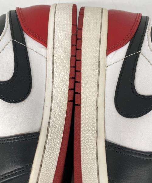 NIKE（ナイキ）NIKE (ナイキ) Nike Air Jordan 1 Low ローカットスニーカー Bred Toe サイズ:26.5cmの古着・服飾アイテム