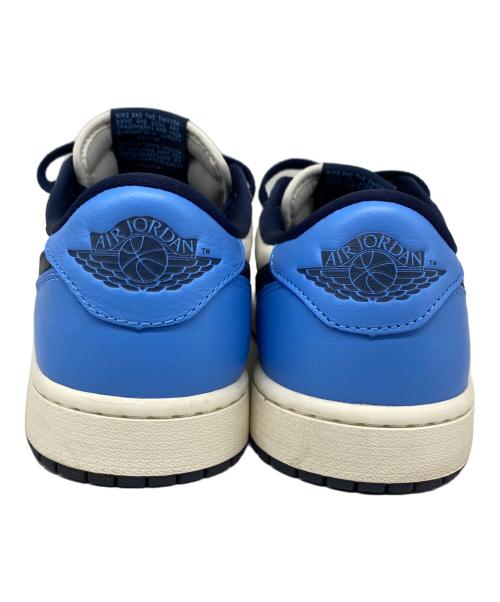 NIKE（ナイキ）NIKE (ナイキ) AIR JORDAN 1 RETRO LOW OG ローカットスニーカー OBSIDIAN/UNIVERSITY BLUE-SAIL サイズ:28の古着・服飾アイテム