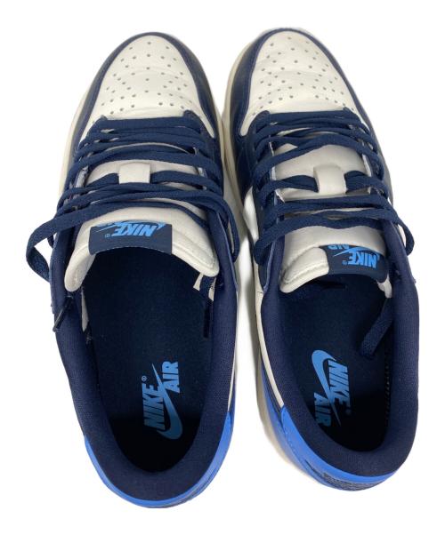 NIKE（ナイキ）NIKE (ナイキ) AIR JORDAN 1 RETRO LOW OG ローカットスニーカー OBSIDIAN/UNIVERSITY BLUE-SAIL サイズ:28の古着・服飾アイテム