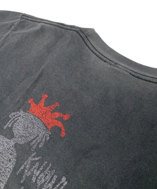 stussy（ステューシー）stussy (ステューシー) 90s シャドーマンプリントTシャツ グレー サイズ:Mの古着・服飾アイテム