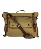 RRLダブルアールエル）の古着「BUCKLAMD MESSENGER BAG」｜ベージュ