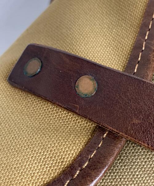 RRL（ダブルアールエル）RRL (ダブルアールエル) BUCKLAMD MESSENGER BAG ベージュの古着・服飾アイテム