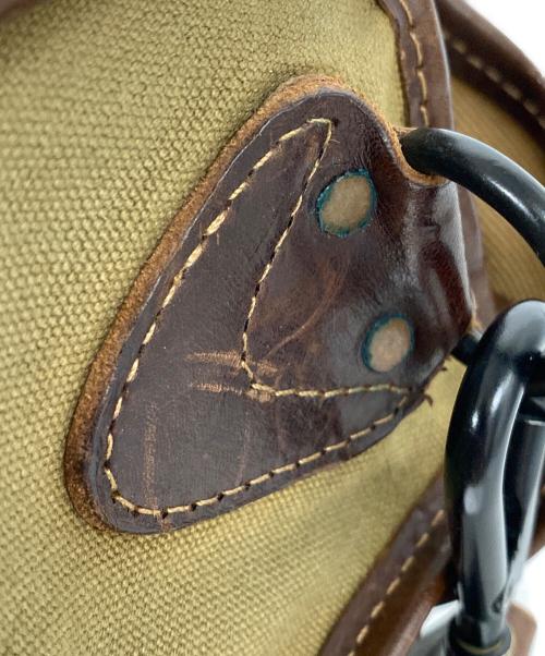 RRL（ダブルアールエル）RRL (ダブルアールエル) BUCKLAMD MESSENGER BAG ベージュの古着・服飾アイテム