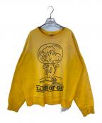 SAINT MICHAELセントマイケル）の古着「24SS LMB OF GD SWEAT SHIRT」｜イエロー