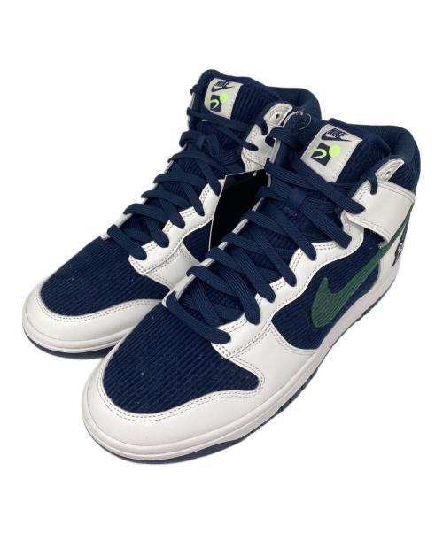 NIKE（ナイキ）NIKE (ナイキ) Dunk High EMB College Navy サイズ:28cm 未使用品の古着・服飾アイテム