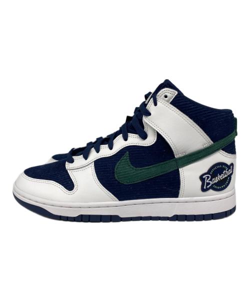 NIKE（ナイキ）NIKE (ナイキ) Dunk High EMB College Navy サイズ:28cm 未使用品の古着・服飾アイテム