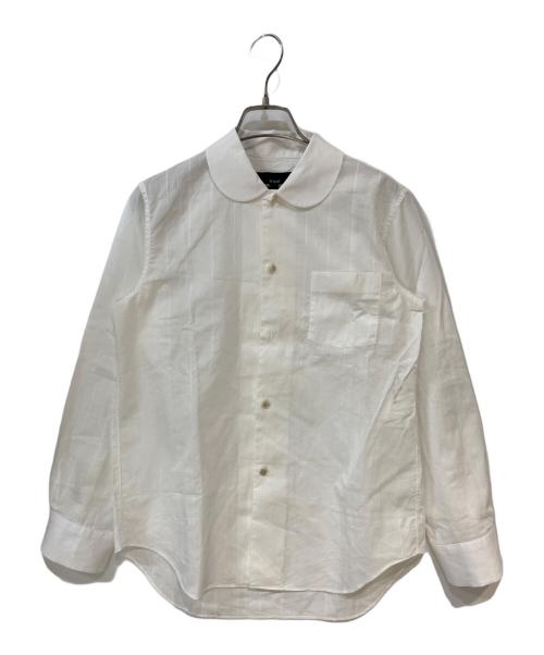 tricot COMME des GARCONS（トリココムデギャルソン）tricot COMME des GARCONS (トリココムデギャルソン) 丸襟シャツ ホワイト サイズ:Mの古着・服飾アイテム