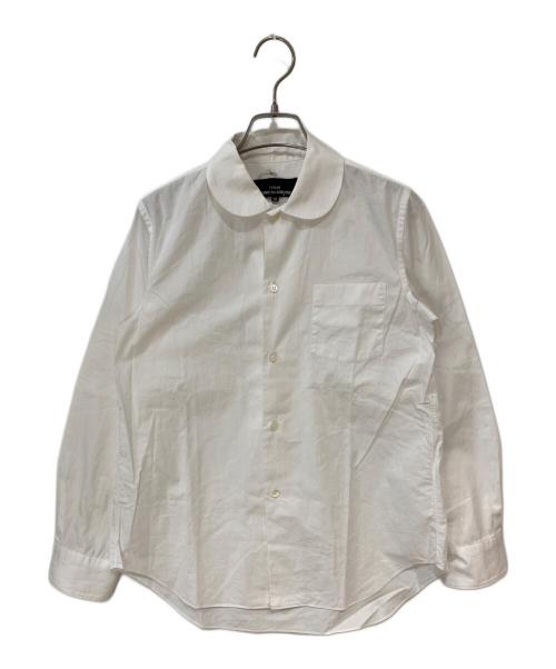 tricot COMME des GARCONS（トリココムデギャルソン）tricot COMME des GARCONS (トリココムデギャルソン) 丸襟シャツ ホワイト サイズ:Mの古着・服飾アイテム