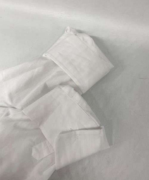 tricot COMME des GARCONS（トリココムデギャルソン）tricot COMME des GARCONS (トリココムデギャルソン) ギンガムチェック切替丸襟シャツ ブラック サイズ:Mの古着・服飾アイテム