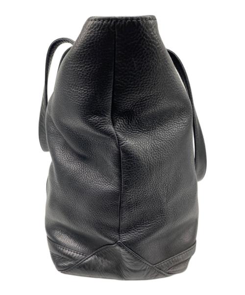 MR.OLIVE（ミスターオリーブ）MR.OLIVE (ミスターオリーブ) E.O.I ウォータープルーフレザートートバッグ ブラックの古着・服飾アイテム