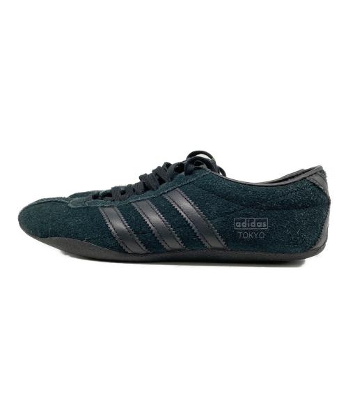 adidas（アディダス）adidas (アディダス) Tokyo ローカットスニーカー ブラック サイズ:24の古着・服飾アイテム