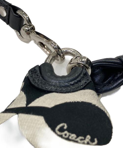 COACH（コーチ）COACH (コーチ) シグネチャー オプアート 2WAY ショルダーバッグ ブラック×グレーの古着・服飾アイテム