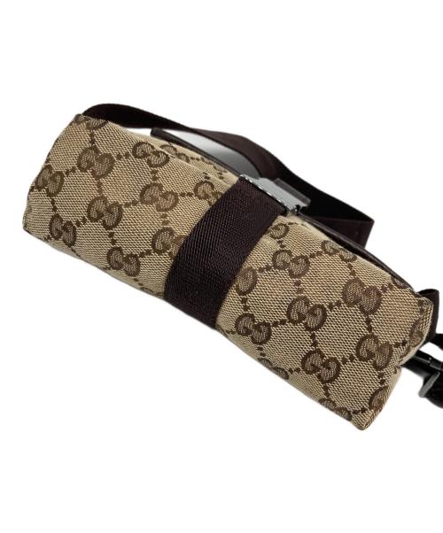 GUCCI（グッチ）GUCCI (グッチ) GGキャンバス ウエストバッグ ベージュの古着・服飾アイテム