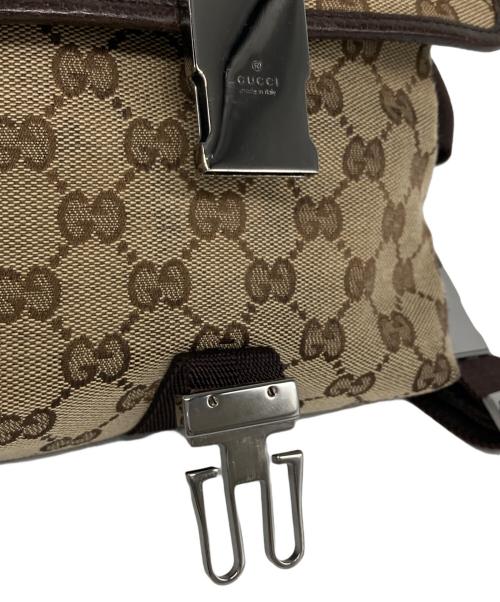GUCCI（グッチ）GUCCI (グッチ) GGキャンバス ウエストバッグ ベージュの古着・服飾アイテム
