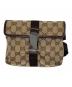GUCCI (グッチ) GGキャンバス ウエストバッグ ベージュ：35000円